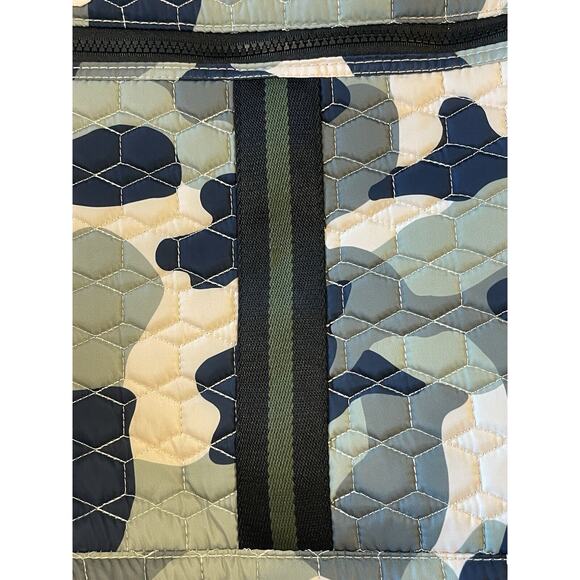 FLYTE Bag: Gym‎ & Travel Quilted Navy And Green Duffel With Travel Sleeve - Picture 8 of 16